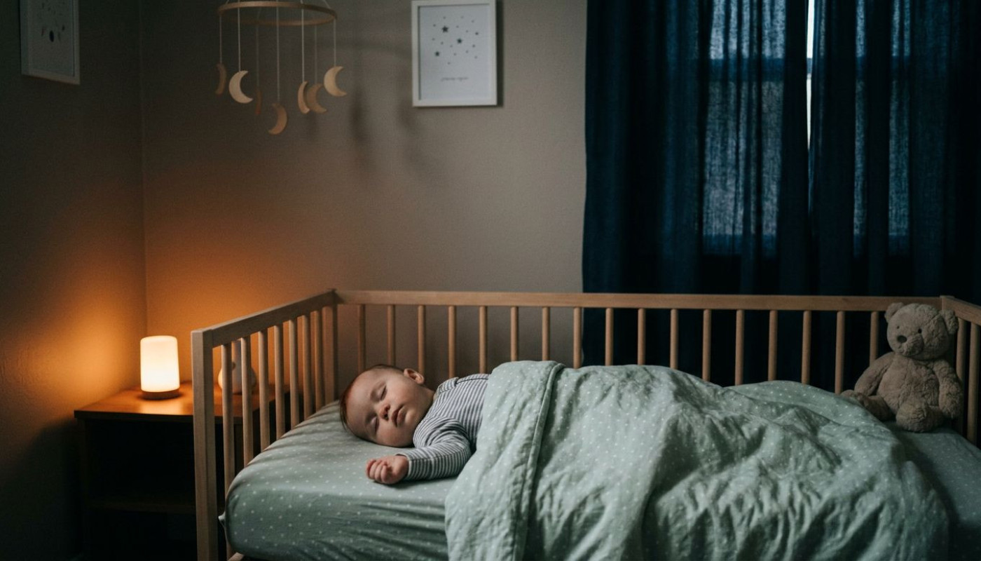 Schlafen Babys besser im Dunkeln?